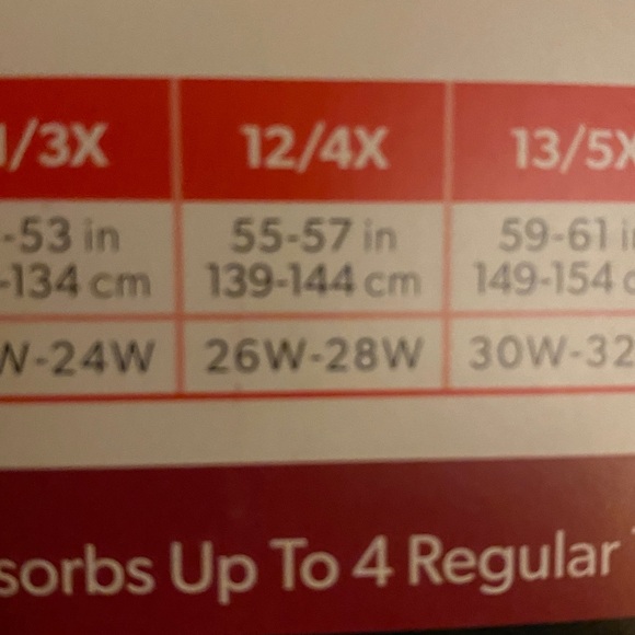 Hanes Just My Size Black Tan Period Underwear Panties Sz 12 4X Super Briefs 2 pc - Picture 5 of 5